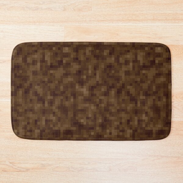 Item preview, Brown Pixel Blocks for Video Game Fans designed and sold by 4Craig.