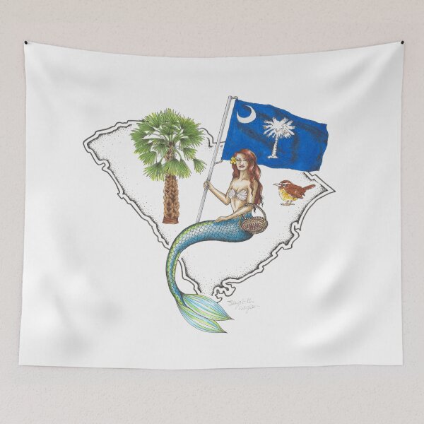 Item preview, South Carolina Mermaid designed and sold by Elizabeth Weglein.