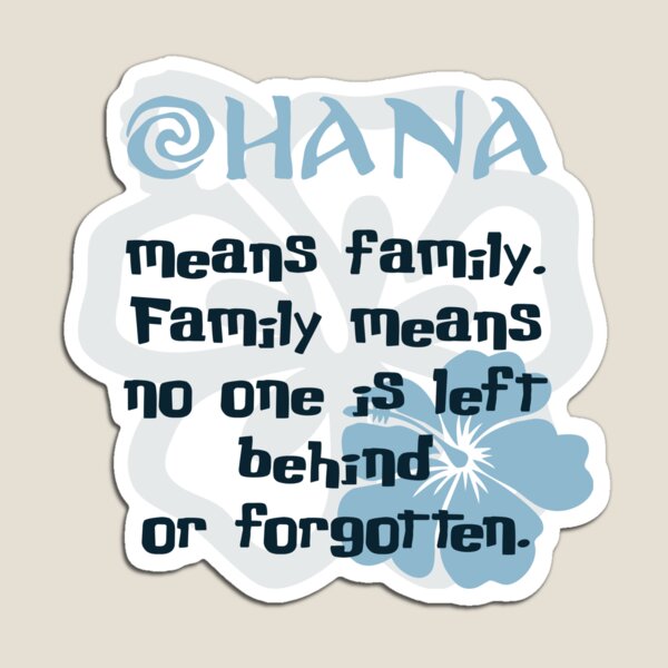 Ohana Hawaii Family Magnet