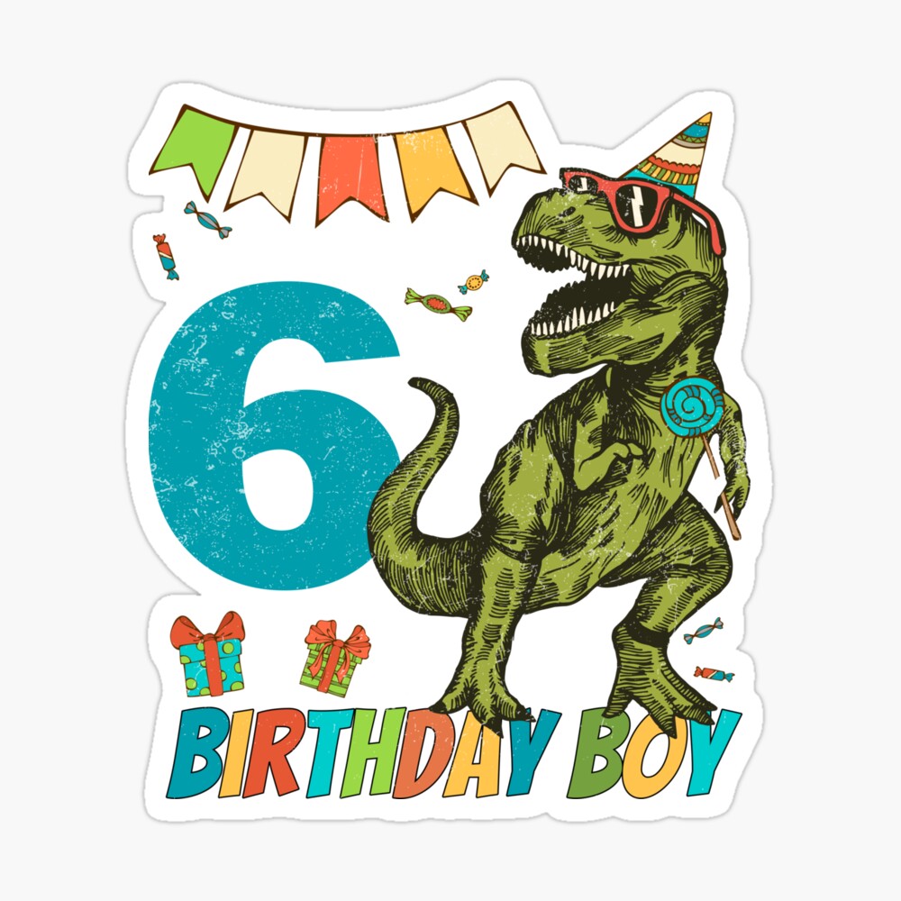 Carte d'anniversaire double avec enveloppe - 6 ans (petit dinosaure) - 🧸  La boutique en ligne Des Jouets Voyageurs