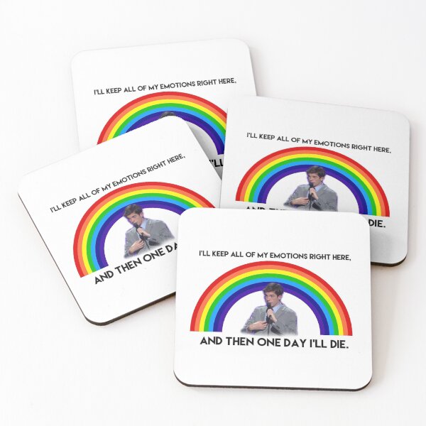 Item preview, John Mulaney- I'll Keep All Of My Emotions Right Here, And Then One Day I'll Die Quote designed and sold by nochillaly.