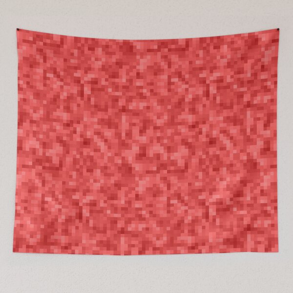 Item preview, Coral Red and Pink Pixel Blocks for Video Game Fans designed and sold by 4Craig.