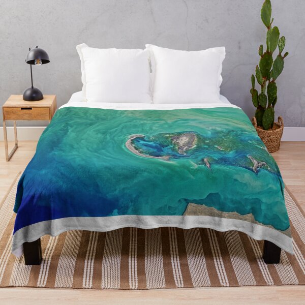 Item preview, Turquoise Blue Ocean Art designed and sold by newburyboutique.