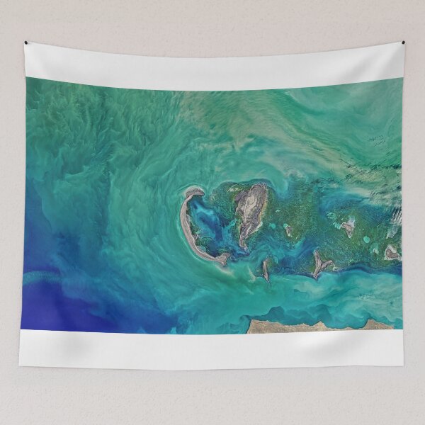 Item preview, Turquoise Blue Ocean Art designed and sold by newburyboutique.
