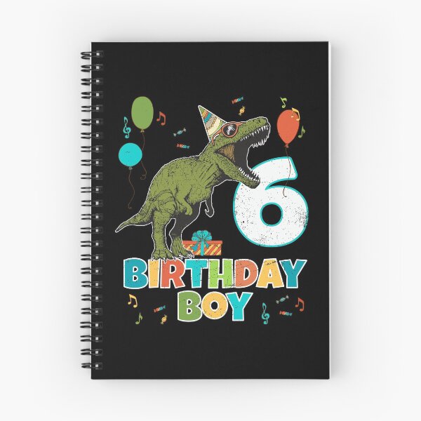 Item preview, 6 Year Old Kids Birthday Boy Party T Rex Dinosaur  designed and sold by blive.