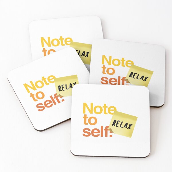 Item preview, Note to Self: Relax designed and sold by the-type-store.