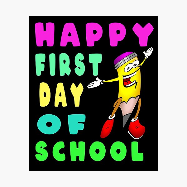Item preview, Happy first day of school  designed and sold by osamamohamad.