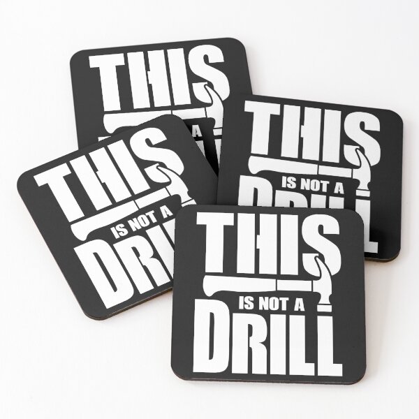 Item preview, This Is Not A Drill Adult Humor Carpenter Hammer Repair Tool designed and sold by KA DESIGNS.
