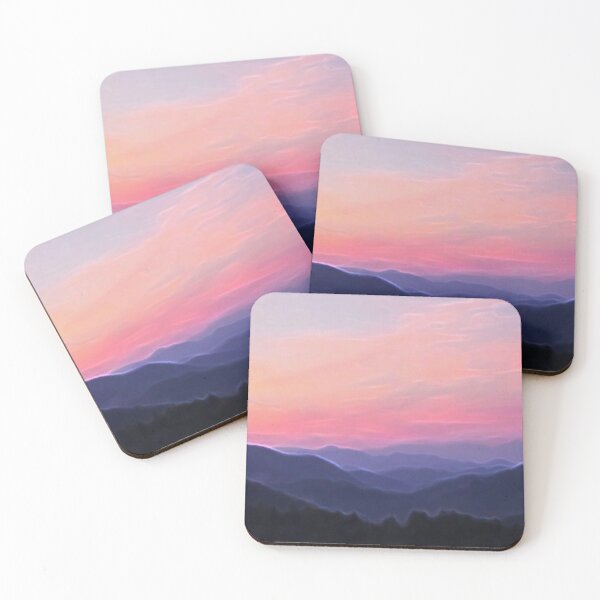 Item preview, Sunset Mountain Painting  designed and sold by madelinebb.