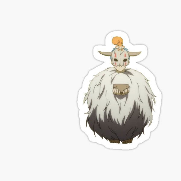 Shin Ah Hairball yona of the dawn Sticker