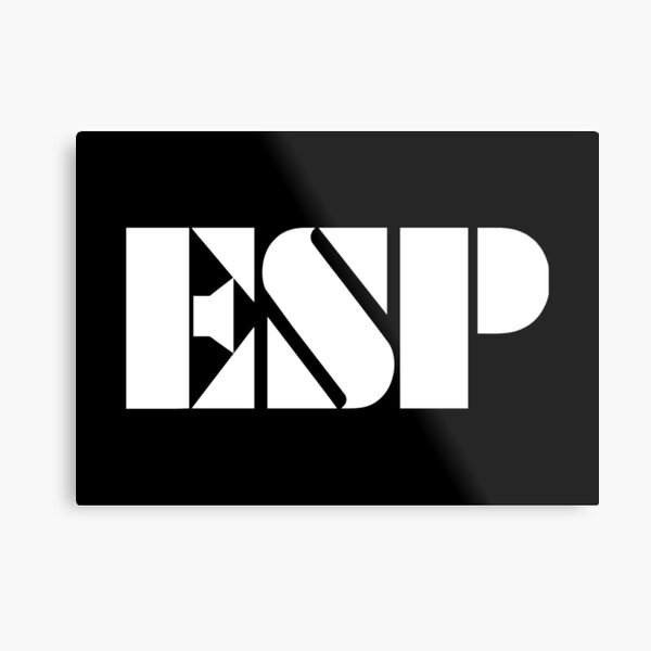 Best Seller - ESP Guitars Logo Merchandise Metal Print