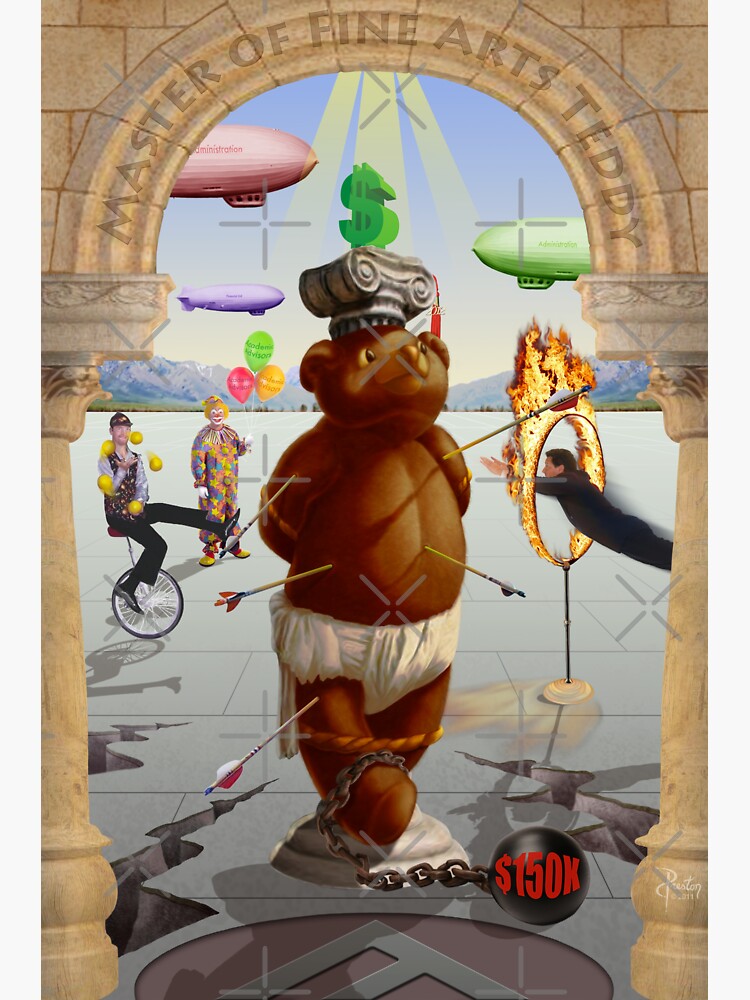 Student Loan Debt Teddy by 1Artdude