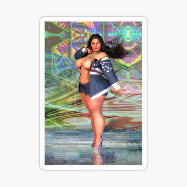 The Star Spangled Brianna Sticker