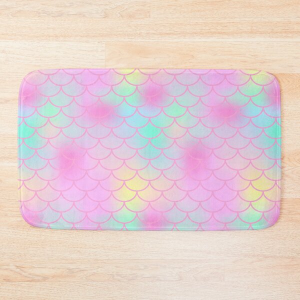 Item preview, Watercolor Pink Mermaid  designed and sold by newburyboutique.