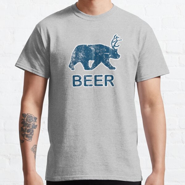Vintage Beer Bear Deer Classic T-Shirt