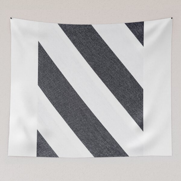 Item preview, Black & White Diagonal Stripes designed and sold by newburyboutique.
