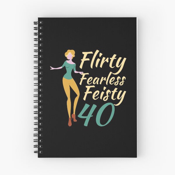 Item preview, Flirty Fearless Feisty 40 designed and sold by offthedome.