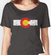 Vintage Colorado Flag Women's Relaxed Fit T-Shirt