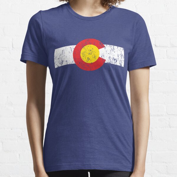 Vintage Colorado Flag Essential T-Shirt