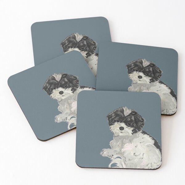 Item preview, Black and White Maltipoo designed and sold by Kaylen Dailey.