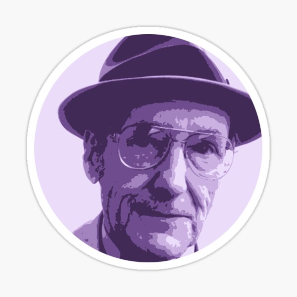 Item preview, Williams Burroughs Purple Portrait designed and sold by savantdesigns.