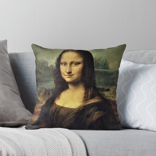 Classic Mona Lisa Painting By Leonardo Da Vinci Throw Pillow