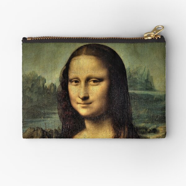 Classic Mona Lisa Painting By Leonardo Da Vinci  Zipper Pouch