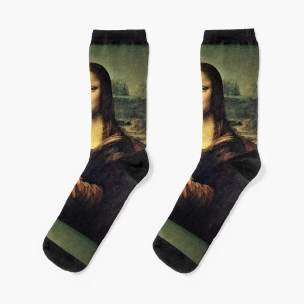 Classic Mona Lisa Painting By Leonardo Da Vinci  Socks