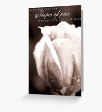 Whisper of Peace Greeting Card