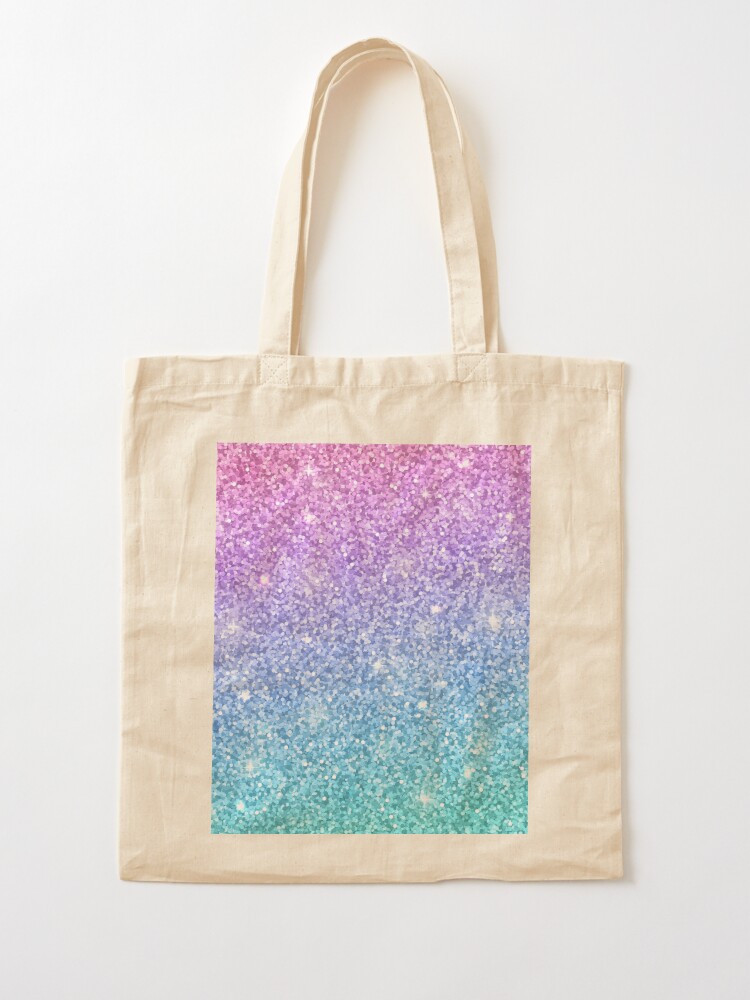 Purple Turquoise Blue Gradient Ombre Stardust | Tote Bag