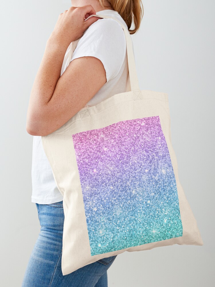 Purple Turquoise Blue Gradient Ombre Stardust | Tote Bag