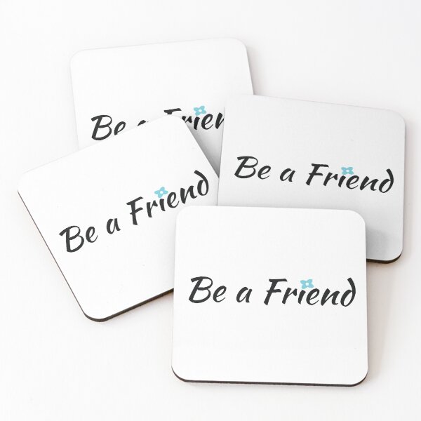 Item preview, Be a Friend (Blue) designed and sold by GeographerDude.