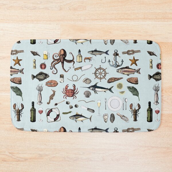 Item preview, Blue Nautical Pattern  designed and sold by newburyboutique.