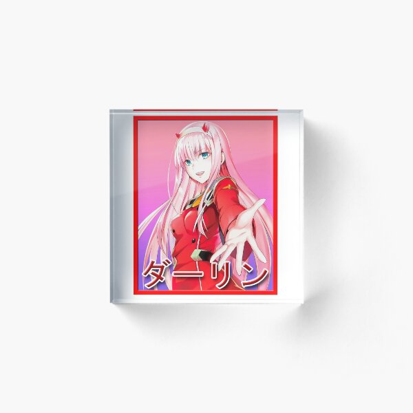 Zero Two (Darling) Acrylic Block