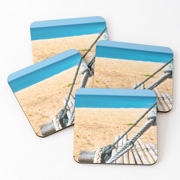Item preview, Bamboo swing on the sand beach, Phuket, Thailand designed and sold by yurix.