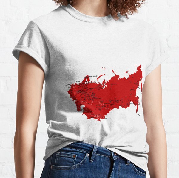 Locations of Gulag camps (1929-1953) Classic T-Shirt