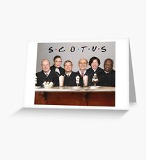 Friends SCOTUS Parks and Rec Greeting Card