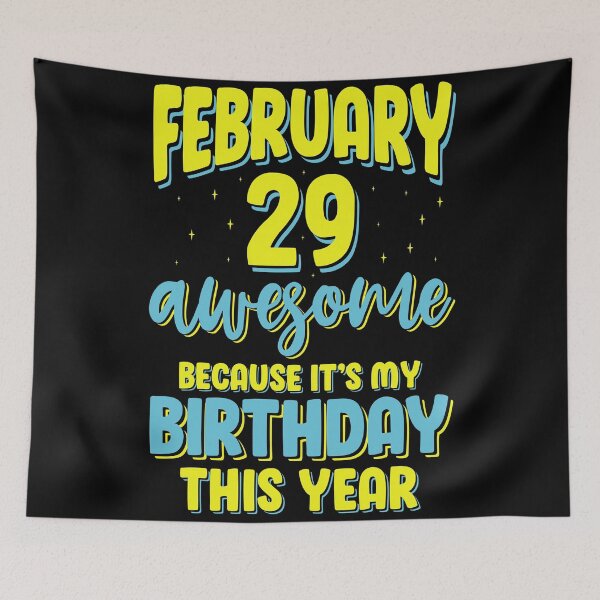 Item preview, Leap Year, Birthday February 29 designed and sold by marosharaf.