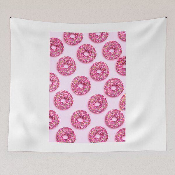 Item preview, Pink Strawberry Frosted Delicious Doughnut Dessert designed and sold by newburyboutique.