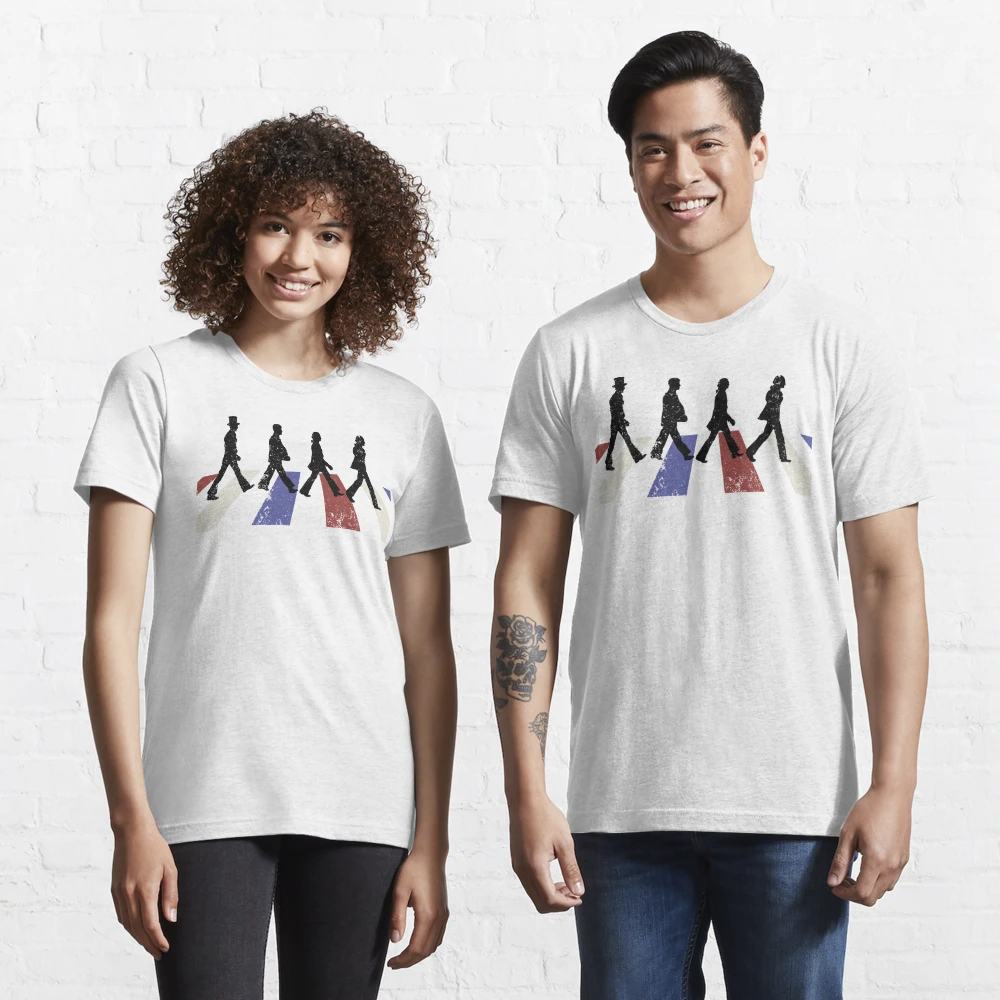 Abe, John, Tom, and George Presidents Walking Abbey Road Essential T-Shirt  for Sale by awonacott