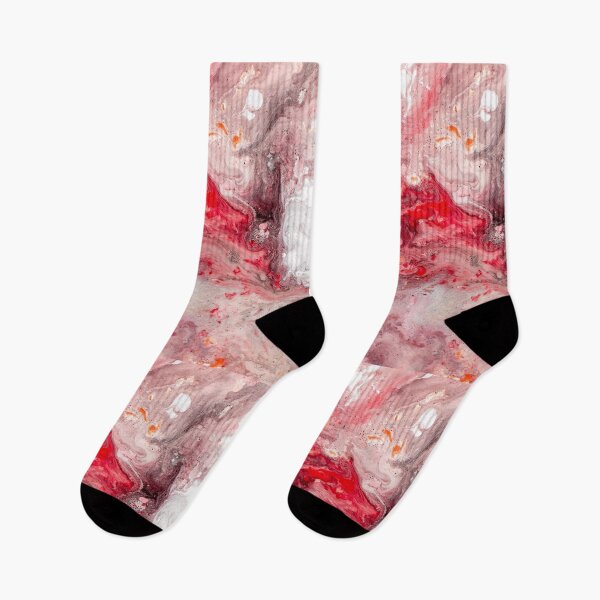 Item preview, Pink & Red Liquid Marble Painting  designed and sold by newburyboutique.