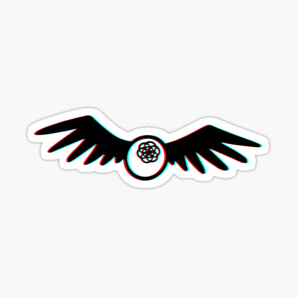 Winged Eye - Flower of Life Sticker