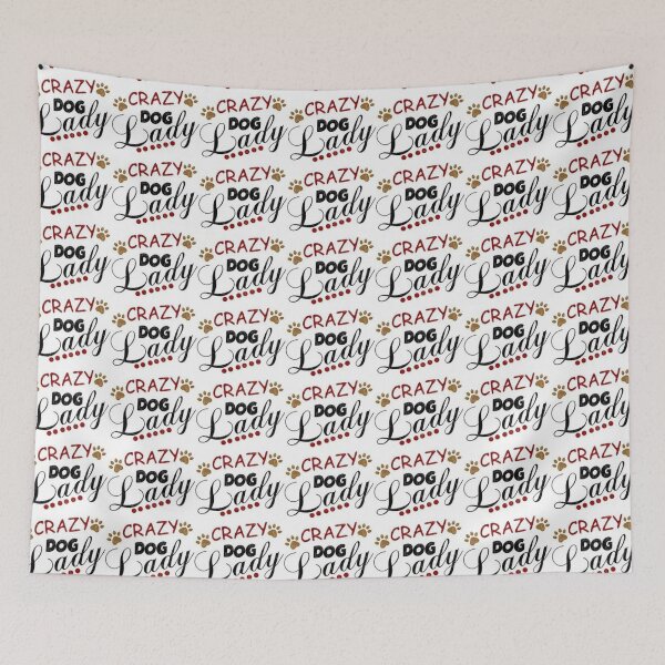 Item preview, Crazy Dog Lady on apparel, accessories and home decor. designed and sold by lduke47.