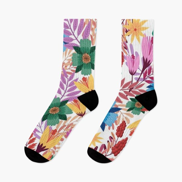 Artikelvorschau, Nette bunte Blumen mit rosa Blättern entworfen und verkauft von pugmom4.