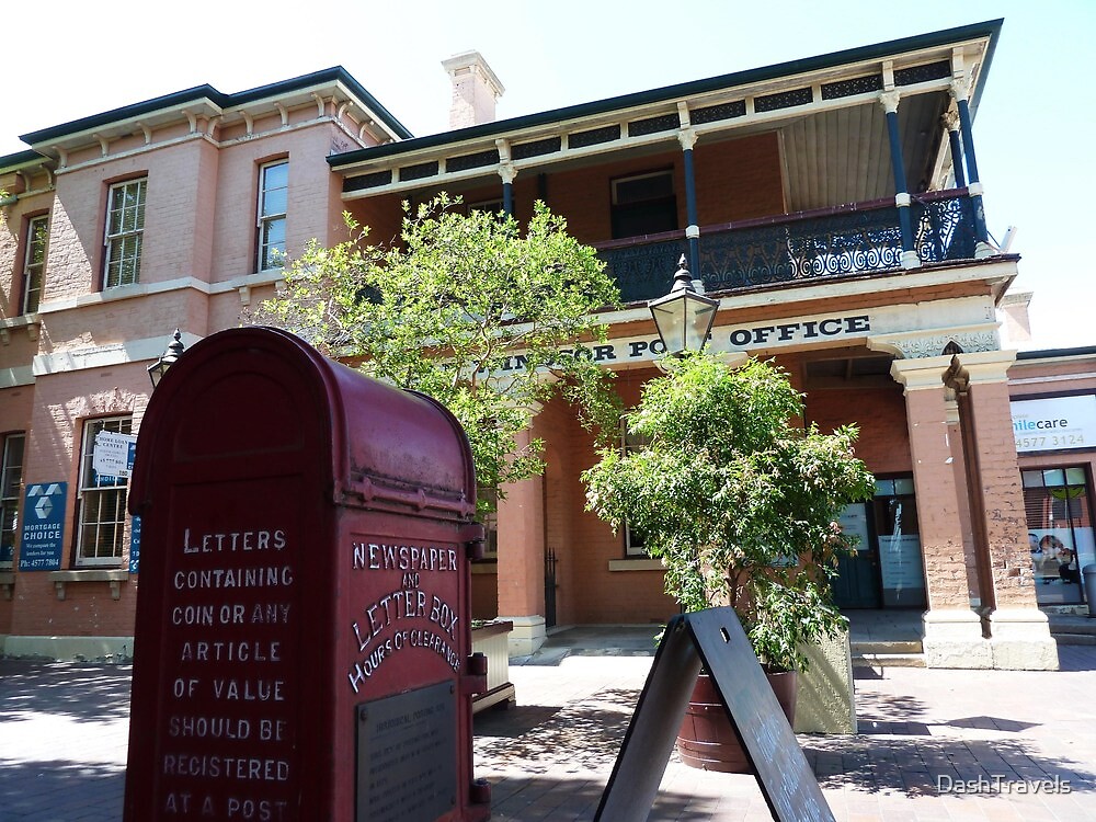 "Old Windsor Post Office, Windsor NSW" by DashTravels Redbubble