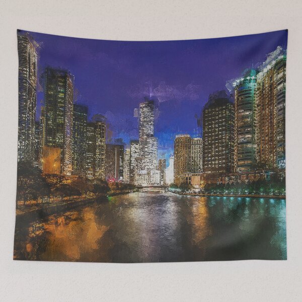 Item preview, Chicago Panorama designed and sold by AM FineArtPrints.