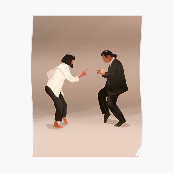 Pulp Fiction - Scène Twist Poster