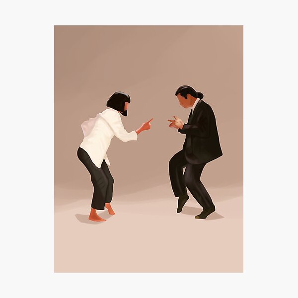 Pulp Fiction - Twist Scene Photographic Print