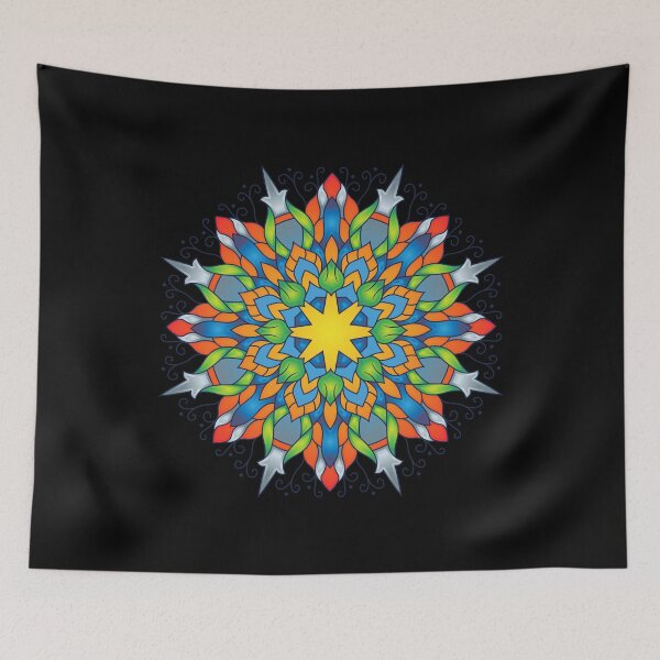 Item preview, Mandala star ornate designed and sold by wolfgangrainer.