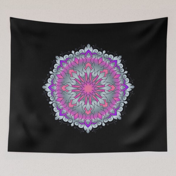 Item preview, Mandala pink coat of arms designed and sold by wolfgangrainer.